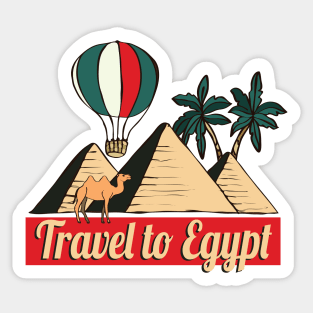 travel to Egypt Sticker